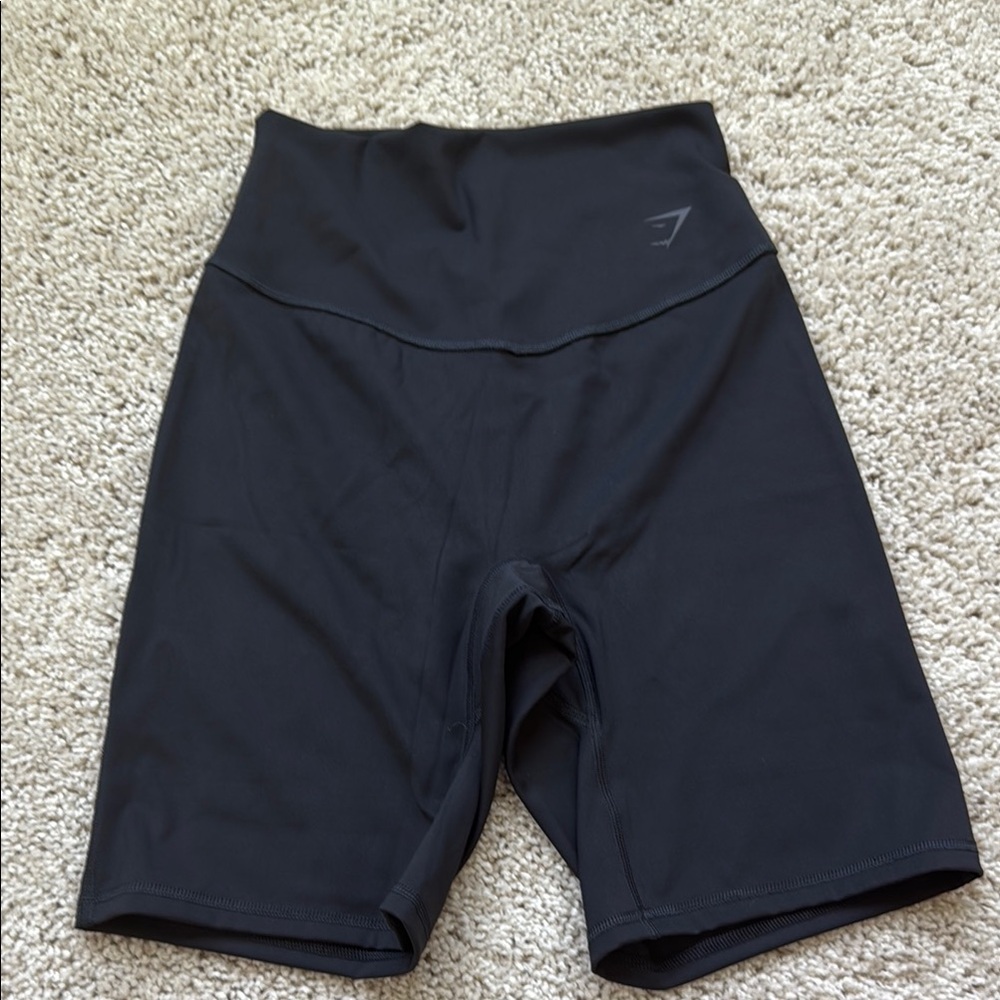 Gymshark Black Bike Shorts High-Waisted Performance